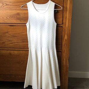 John + Jenn Ivory Knit Midi Dress